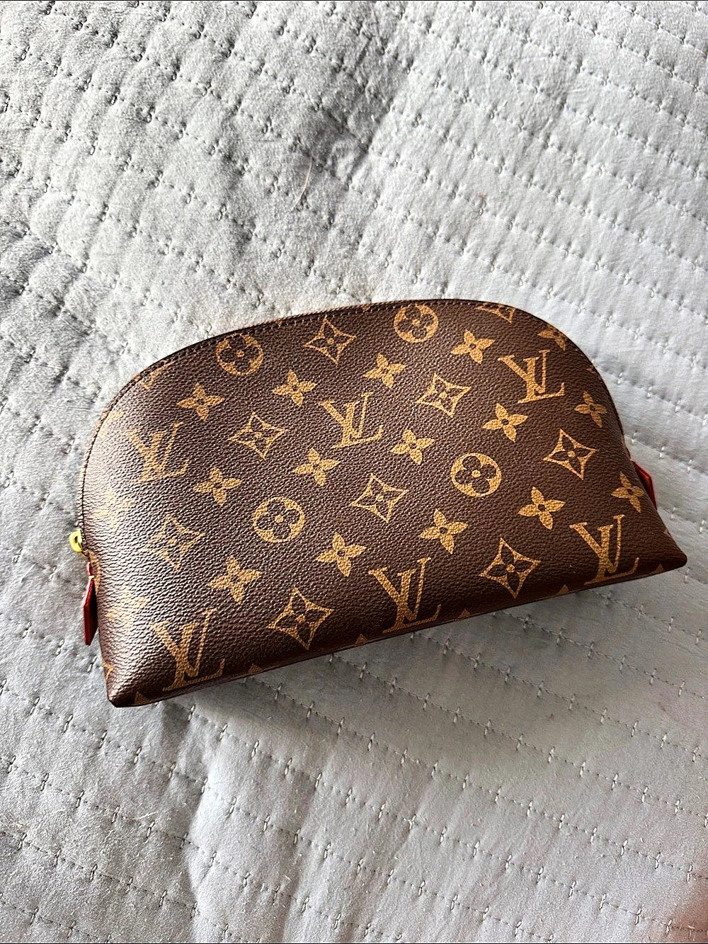 Louis Vuitton Cosmetic Pouch GM in Brown & Gold